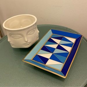 Jonathan Adler- Muse bowl and Sorrento tray bundle